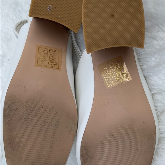 River Island White Sling Back Block Heel M… - Picture 3 of 5